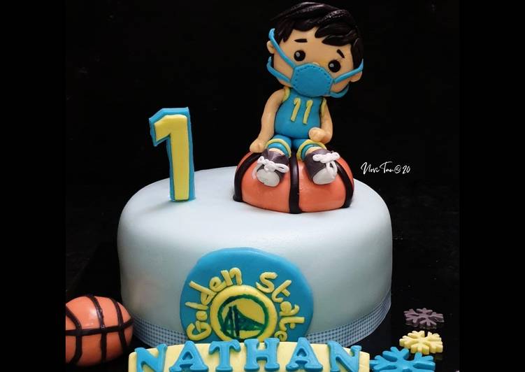 Resep: 199. Basket Ball Fondant Cake | 篮球生日蛋糕 enak