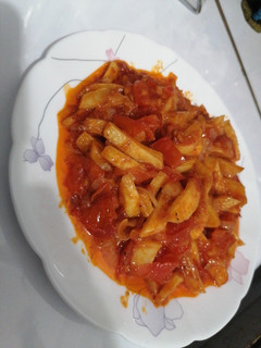 عکسی از دستور خوراک گوجه سیب زمینی 😋