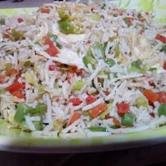 A picture of Egg fried rice.