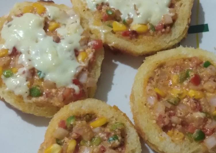 Easiest Way to Royal Appetizing Bread Pizza Disc