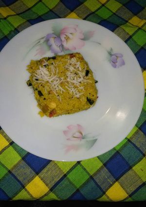 A picture of Samai rice or little millet upma.