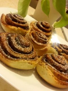 Kakaós csiga recept fotója