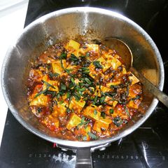 A picture of Mapo Tofu.