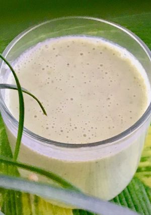 Hình của món 💚 Smoothie Chuối & Bông Cải Xanh (Vegetarian).