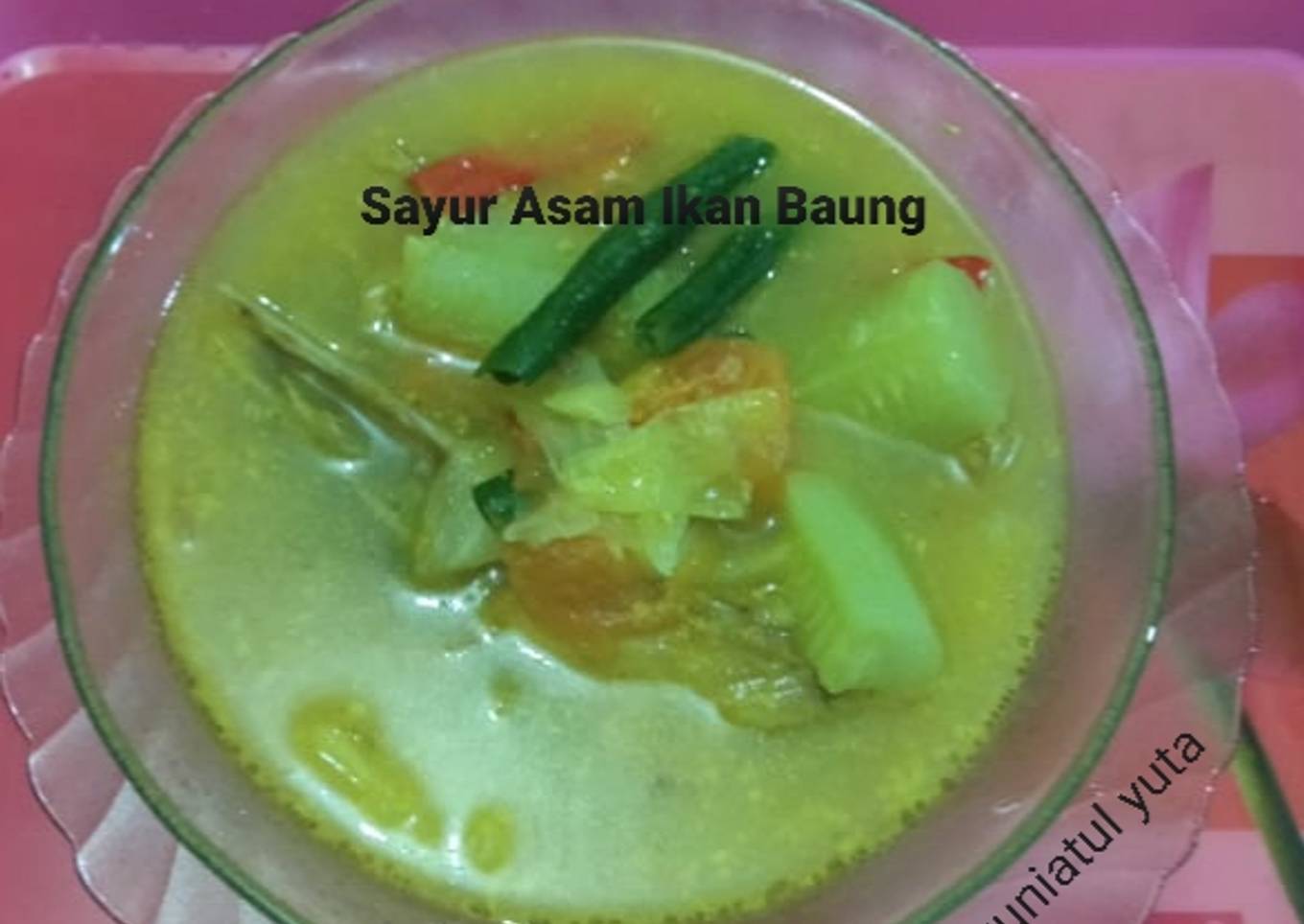 Ikan asam jawa Baung (banjar asli)