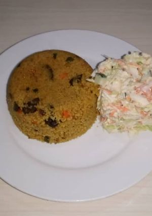A picture of Couscous jollof.
