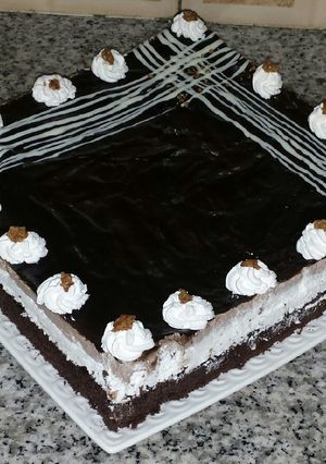 صورة لوصفة كيكة الطبقات