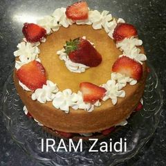 A picture of Victoria sponge cake.