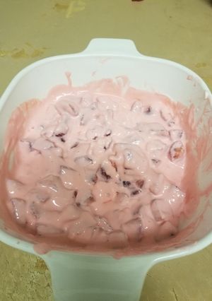 Una foto de Fresas con crema