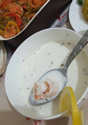 صورة لوصفة شوربة جمبري بالكريمة