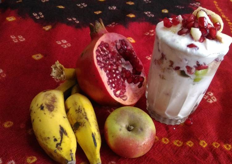 Simple Way to Make Speedy Creamy fruity yogurt