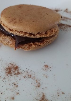 Une photo de Macaron chocolat