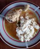 Pollo improvisado