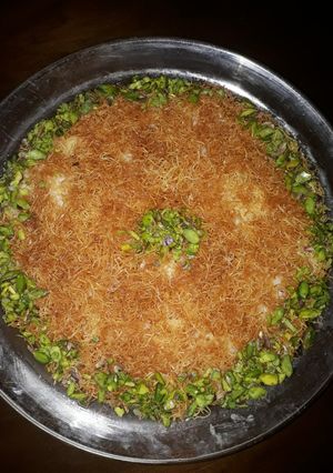 صورة لوصفة كنافة بالقشطه