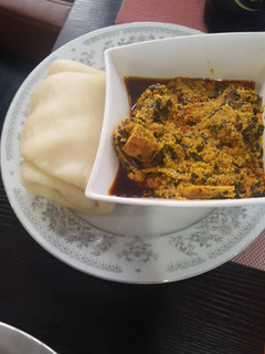A picture of Egusi soup.