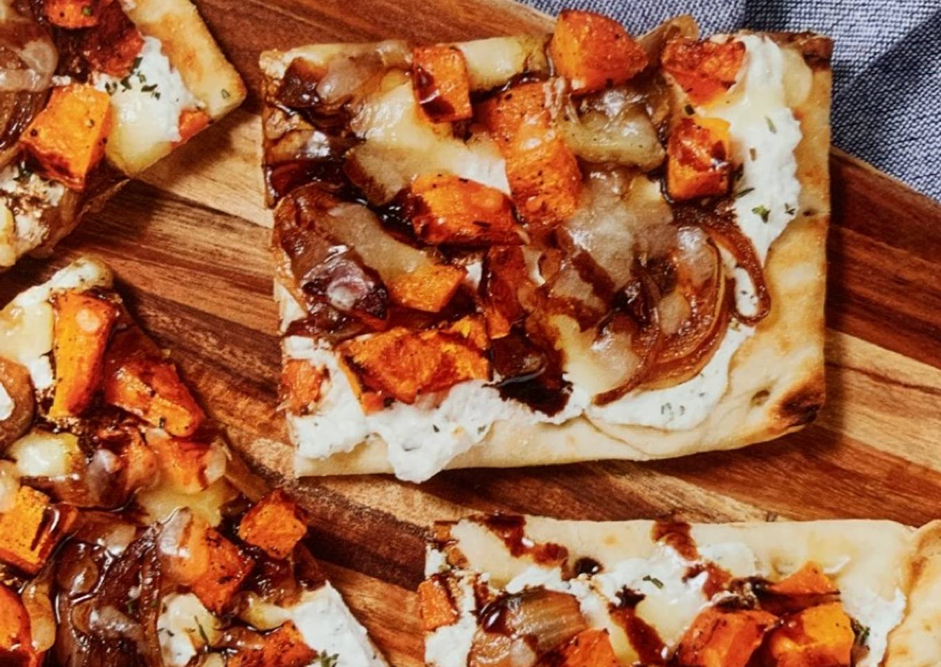 Squash flat bread