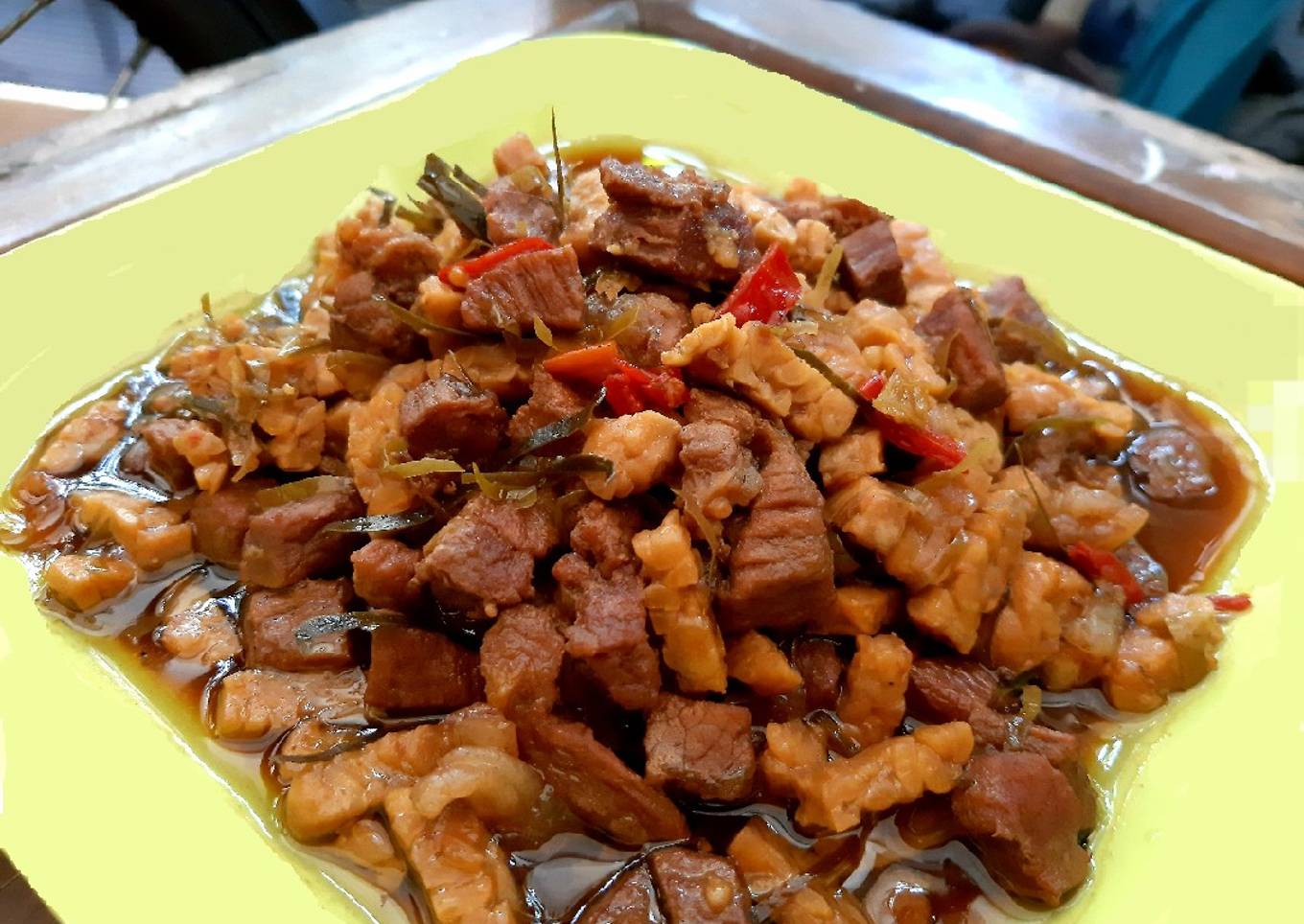 Sate Goreng + Tempe