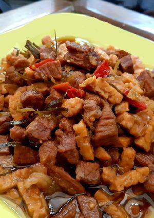 Foto resep Sate Goreng + Tempe