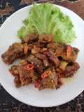Rica-rica Entok Pedas Manis