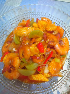 Foto resep Udang Asam Manis