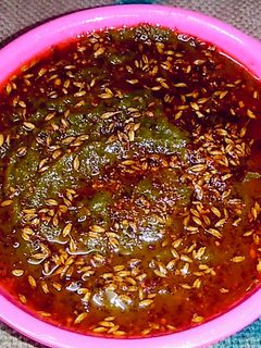 सरसों पालक का साग (sarson palak ka saag recipe in Hindi) रेसिपी मुख्य फोटो