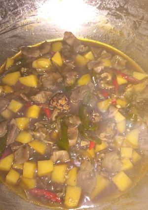 Foto resep Ati ampela kentang teriyaki