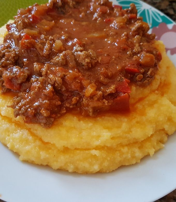 Una foto de Polenta cremosa