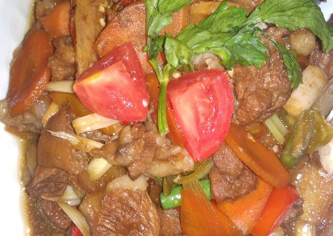 Resep Asem manis daging kambing Anti Gagal