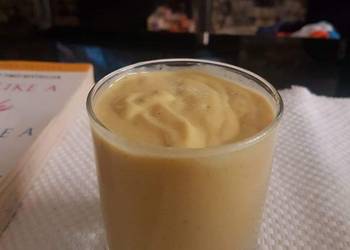 How to Recipe Tasty Mango banana smoothie