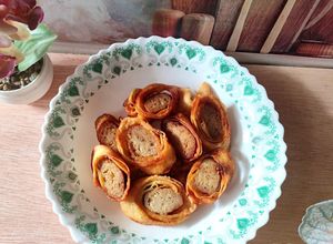 Foto resep Chicken egg roll