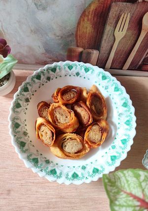 Foto resep Chicken egg roll