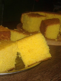 Una foto de Torta de naranja en licuadora