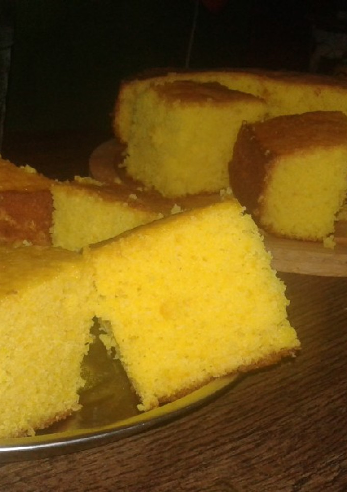 Una foto de Torta de naranja en licuadora
