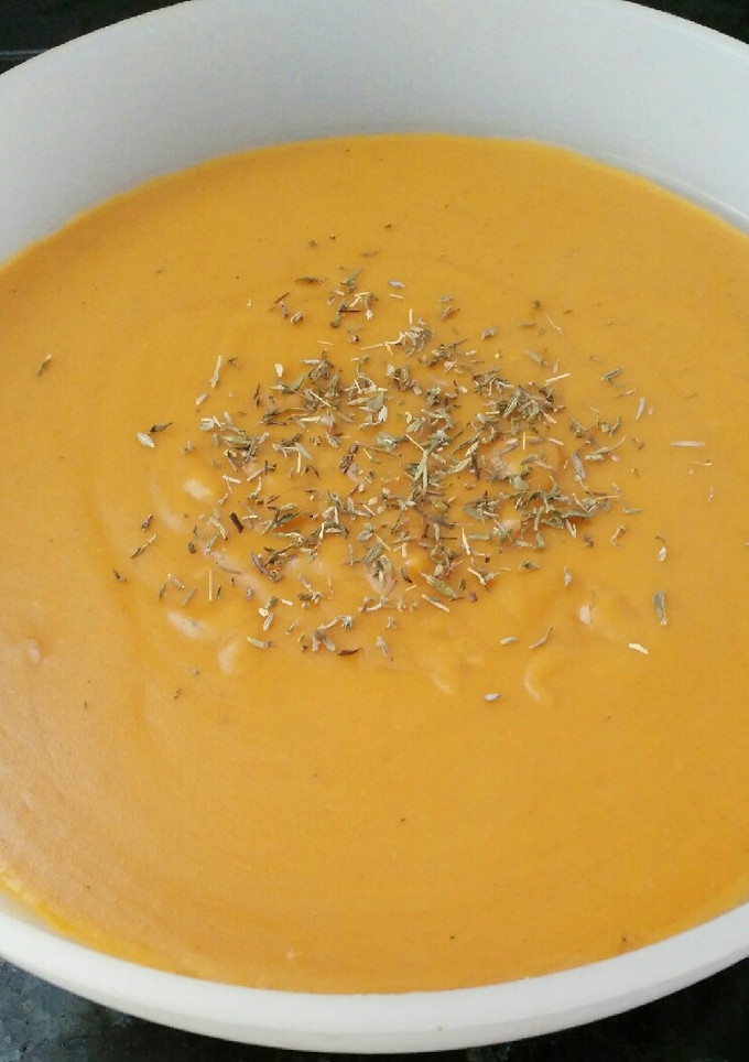 Una foto de Puré de garbanzos con calabazas🎃