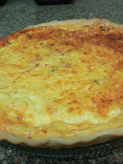 Una foto de Quiche de bacon y queso