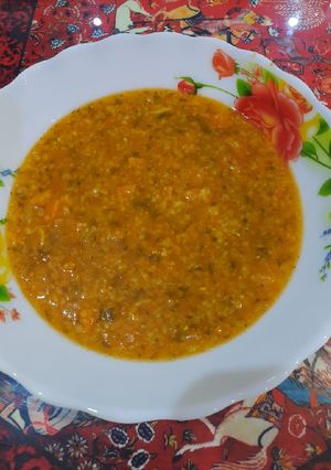 عکسی از دستور سوپ گندم