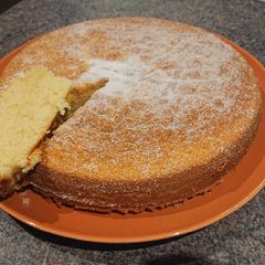 A picture of Grandma's Butter Cake.
