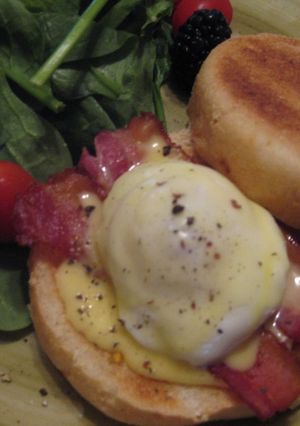 A picture of Easy Eggs Benedict.