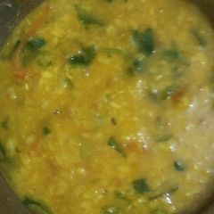 A picture of Yellow moong daal.