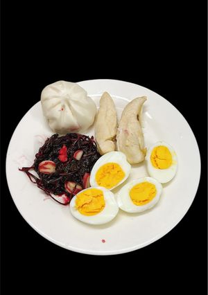 Hình của món Rau dền xào tỏi.