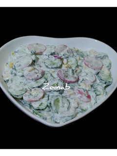 عکسی از دستور سالاد خیار و تربچه