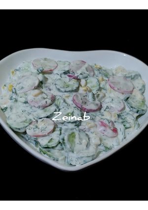 عکسی از دستور سالاد خیار و تربچه