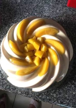 Una foto de Gelatina 4 leches
