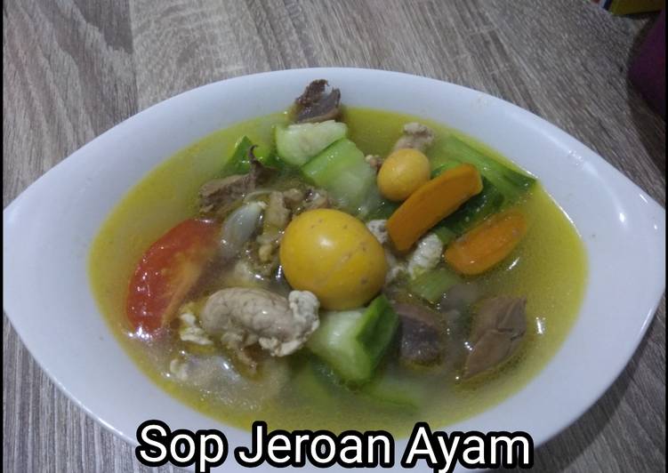 Bagaimana meracik Sop Jeroan Ayam (berempah) Anti Gagal