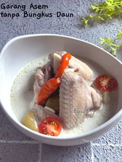 Foto resep Garang Asem tanpa bungkus daun
