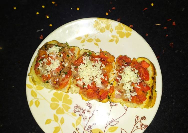 Step-by-Step Guide to Make Favorite Cheesy Bruschetta