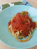 Spaghettoni con Broccoli e San Giuannidde