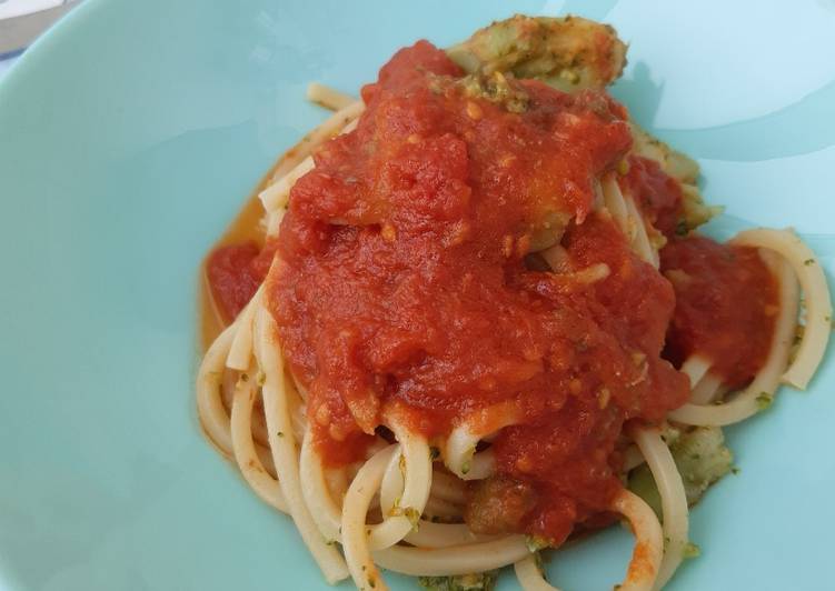 Spaghettoni con Broccoli e San Giuannidde