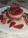 Ma recette de charlotte élégante c'est une charlotte aux fraises revisiter gastronomique