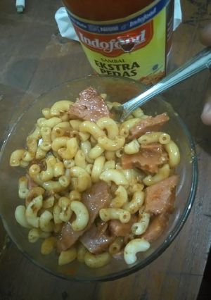 Foto resep Makaroni keju pedas anak kos sahur